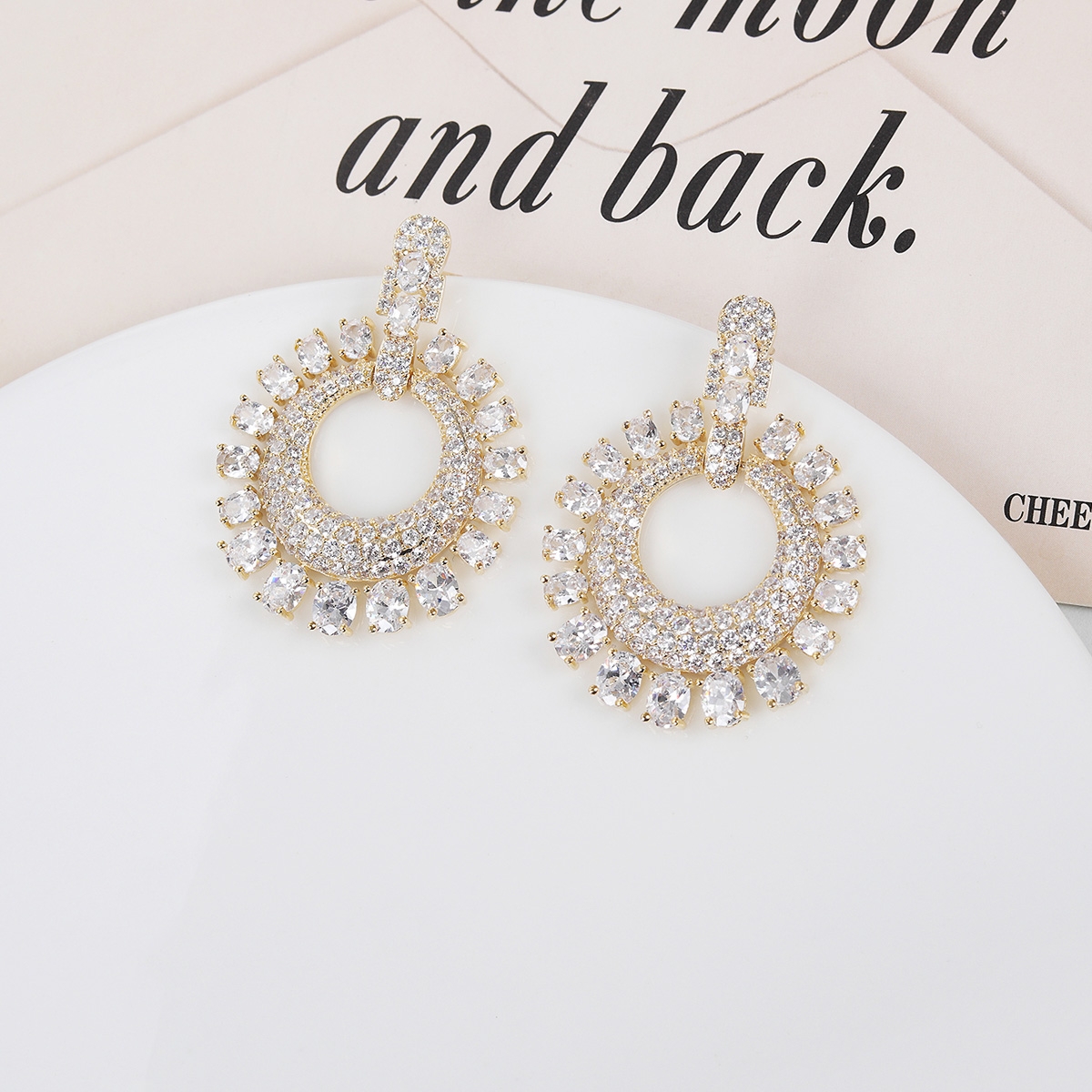 Irresistible White Luxury Dangle Earrings For Your Occasions