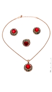 Picture of Elegant Colored Red Mexico 3 Pieces Jewelry Sets