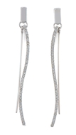 Picture of Online Tassels Rhinestone Earrings
