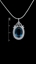 Show details for Delicate Curvy Swarovski Element Dark Blue Collar 16 OR 18 Inches