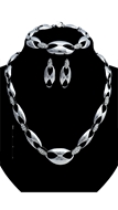 Picture of Excellent Quality  Party Zine-Alloy 3 Pieces Jewelry Sets