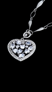 Picture of Unique And Creative Valentine's Day Platinum Plated 3 Pieces Jewelry Sets