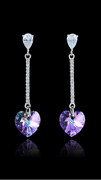 Picture of Top Rated Platinum Plated Zine-Alloy Drop & Dangle