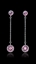 Show details for Newest Designed Platinum Plated Swarovski Element Drop & Dangle