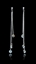 Show details for Delicate Curvy Tassels Zine-Alloy Drop & Dangle