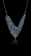 Picture of Sparkling Zinc-Alloy Swarovski Element Collar 16 OR 18 Inches