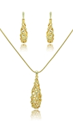 Picture of Magnificent None-Stone Dubai Style 2 Pieces Jewelry Sets