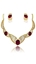 Show details for Low Price Green Gold Plated 2 Pieces Jewelry Sets