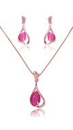 Picture of Sparkling And Fresh Colored Small Concise 2 Pieces Jewelry Sets