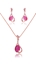Show details for Sparkling And Fresh Colored Small Concise 2 Pieces Jewelry Sets