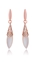 Show details for Trendy Big Rose Gold Plated Drop & Dangle