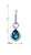 Picture of Superb Quality Platinum Plated Big Drop & Dangle