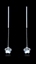 Show details for China No.1 Accessories Export Floral Platinum Plated Drop & Dangle