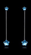 Picture of The Integrity Of  Platinum Plated Swarovski Element Drop & Dangle