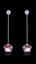 Show details for New Arrival Swarovski Element Floral Drop & Dangle
