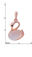 Picture of Cultured Rose Gold Plated Classic Drop & Dangle