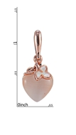 Picture of The Best Price Concise Heart & Love Drop & Dangle