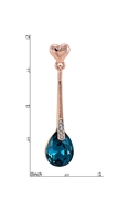 Picture of Three-Dimensional Zinc-Alloy Rose Gold Plated Drop & Dangle