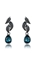 Show details for Being Confident In  Dark Blue Crystal Drop & Dangle