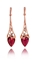 Show details for Fantastic Crystal Rose Gold Plated Drop & Dangle