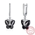 Picture of Good Performance Black Platinum Plated Drop & Dangle