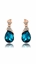 Show details for Delicate Classic Rose Gold Plated Drop & Dangle