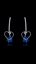 Show details for Hot Selling Single Stone Colourful Drop & Dangle