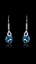 Show details for Individual Design On  Dark Blue Big Drop & Dangle