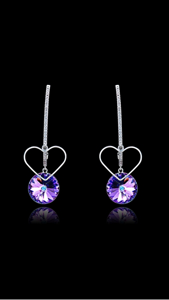 Picture of Wonderful Swarovski Element Zinc-Alloy Drop & Dangle