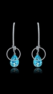 Picture of Cheap Platinum Plated Big Drop & Dangle