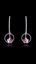 Show details for Unique Pink Big Drop & Dangle