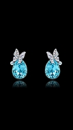 Picture of Simple And Elegant Sea Blue Zinc-Alloy Stud 