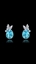 Show details for Simple And Elegant Sea Blue Zinc-Alloy Stud 