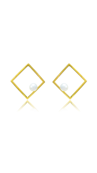 Picture of Superb Quality Geometric None-Stone Stud 