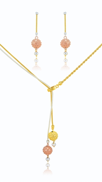 Picture of Innovative And Creative Dubai Style Multi-Tone Plated 2 Pieces Jewelry Sets