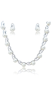 Picture of High Quality Cubic Zirconia Venetian Pearl 2 Pieces Jewelry Sets