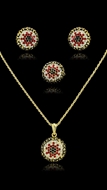Picture of Cheap Brass Cubic Zirconia 3 Pieces Jewelry Sets