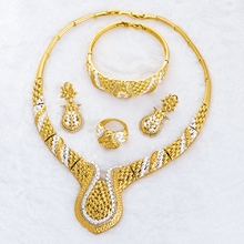 Show details for Gorgeous And Beautiful Daily Dubai Style 4 Pieces Jewelry Sets