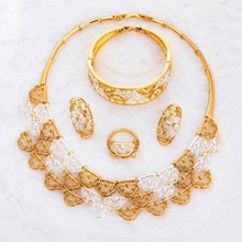 Show details for Fashionable And Modern Big Daily 4 Pieces Jewelry Sets