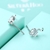 Picture of Durable White Platinum Plated Stud 