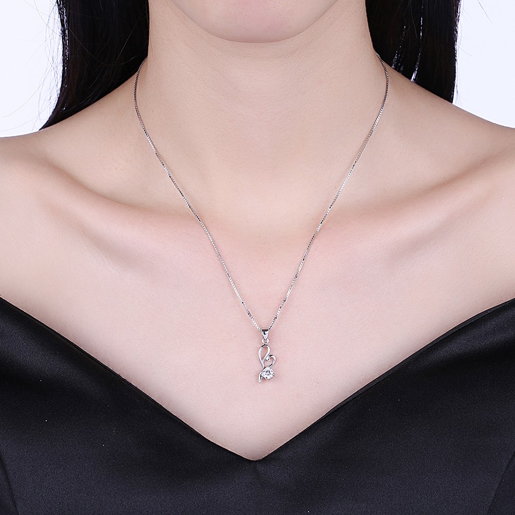 Simple And Elegant Platinum Plated Necklaces & Pendants