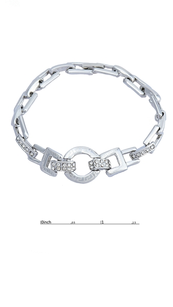 Picture of Ce Certificated Zine-Alloy Platinum Plated Bracelets