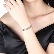 Picture of Attractive Platinum Plated Bracelets