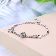 Picture of Simple And Elegant Platinum Plated Bracelets