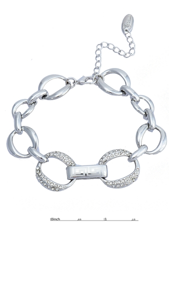 Picture of The Latest Designed Zine-Alloy Rhinestone Bracelets
