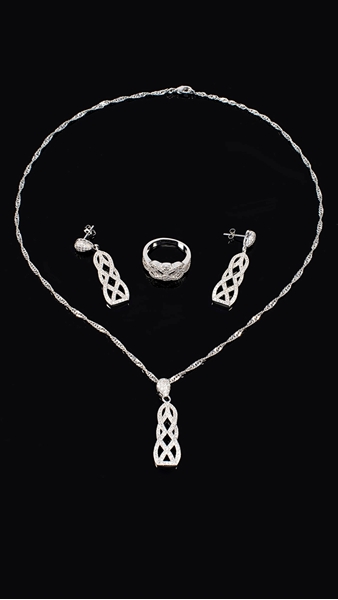 Picture of New Arrival Platinum Plated Americas & Asia 3 Pieces Jewelry Sets