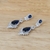 Picture of Female Dark Blue Dangle Earrings 1JJ042407E