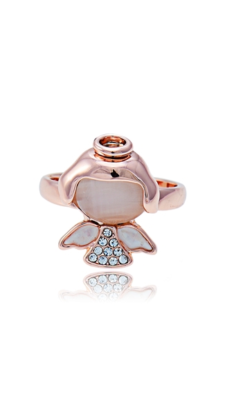 Picture of Simple And Elegant Zinc-Alloy Rose Gold Plated Fashion Rings