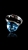Picture of Superb Quality Single Stone Sea Blue Fashion Rings