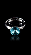 Show details for Ce Certificated Single Stone Swarovski Element Fashion Rings